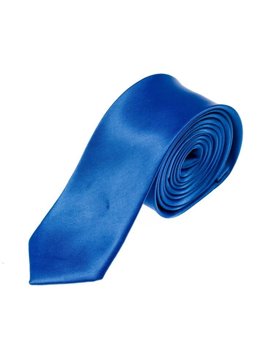 Bolf Herren Elegante Schmale Krawatte Blau K001