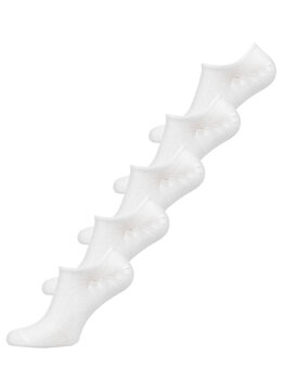 Bolf Herren Socken Füsslinge Weiß  NQ021-5P 5 PACK
