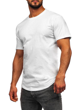 Bolf Herren T-Shirt Lang Weiß  14290