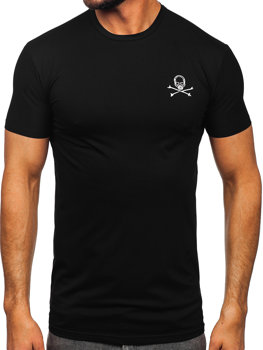 Bolf Herren T-Shirt mit Motiv Schwarz  MT3049