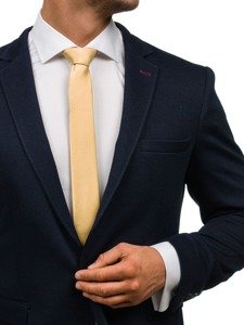Bolf Herren Elegante Schmale Krawatte Orange  K001