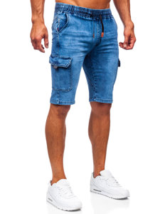 Bolf Herren Kurze Hose Jeans Shorts Cargohose Dunkelblau  HY857