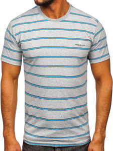 Bolf Herren T-Shirt Grau  14952