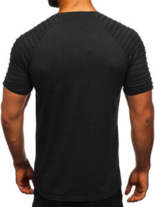 Bolf Herren T-Shirt Schwarz  8T88