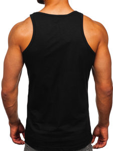 Bolf Tank Top Boxing T-Shirt mit Motiv Schwarz  14840